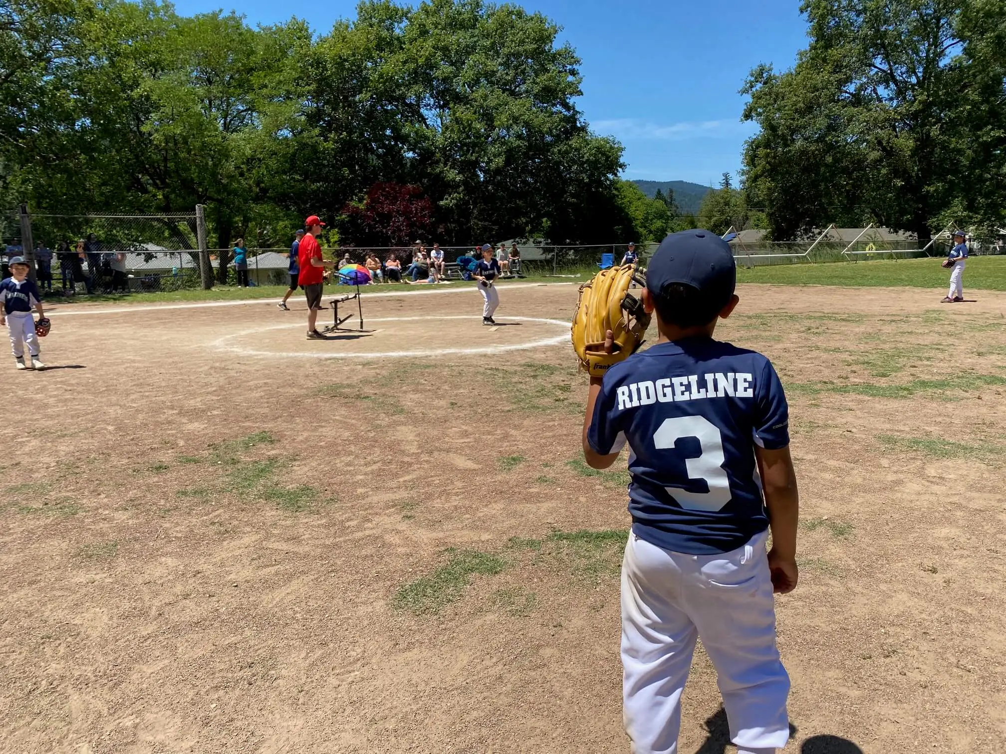 Ridgeline Farms-sponsored youth baseball team in Southern Humboldt